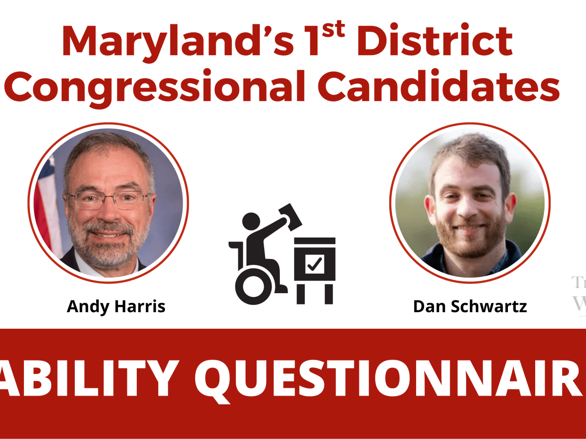 Disability Questionnaire for Maryland’s District 1&nbsp;Candidates